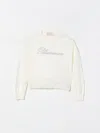 Miss Blumarine Sweater  Kids Color Ivory In Animal Print