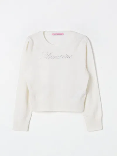 Miss Blumarine Pullover  Kinder Farbe Weiss In Weiss