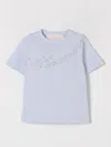 Miss Blumarine T-shirt  Kids Color Gnawed Blue In Gnawed Blue