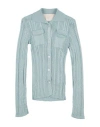 Miss Blumarine Toddler Girl Cardigan Sky Blue Size 6 Viscose, Polyester, Metallic Polyester In Blue