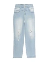 MISS BLUMARINE MISS BLUMARINE TODDLER GIRL JEANS BLUE SIZE 6 COTTON, ELASTANE