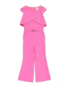Miss Blumarine Toddler Girl Jumpsuit Fuchsia Size 6 Polyester In Pink