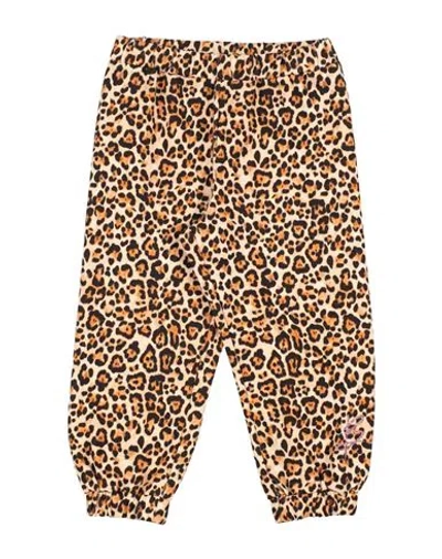 Miss Blumarine Babies'  Toddler Girl Pants Beige Size 3 Cotton, Elastane In Brown