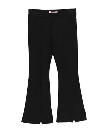 Miss Blumarine Babies'  Toddler Girl Pants Black Size 6 Vinyon, Polyamide, Elastane