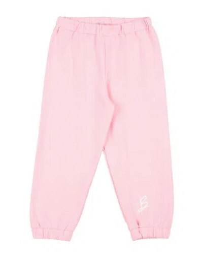 Miss Blumarine Babies'  Toddler Girl Pants Pink Size 3 Cotton, Elastane In Brown