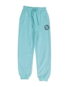 Miss Blumarine Babies'  Toddler Girl Pants Turquoise Size 6 Cotton In Blue