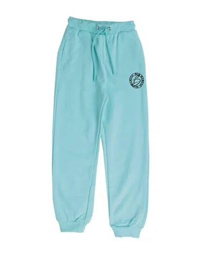 Miss Blumarine Babies'  Toddler Girl Pants Turquoise Size 6 Cotton In Blue