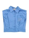 Miss Blumarine Toddler Girl Shirt Light Blue Size 6 Cotton In Blue
