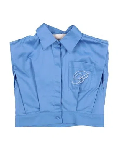 Miss Blumarine Babies'  Toddler Girl Shirt Light Blue Size 6 Cotton