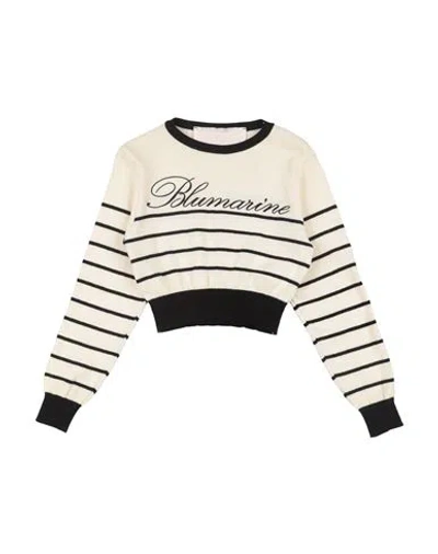Miss Blumarine Babies'  Toddler Girl Sweater Ivory Size 6 Cotton In White