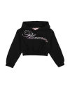 Miss Blumarine Toddler Girl Sweatshirt Black Size 4 Cotton, Elastane In Black
