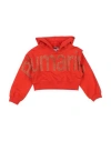 Miss Blumarine Babies'  Toddler Girl Sweatshirt Orange Size 4 Cotton, Elastane In Red