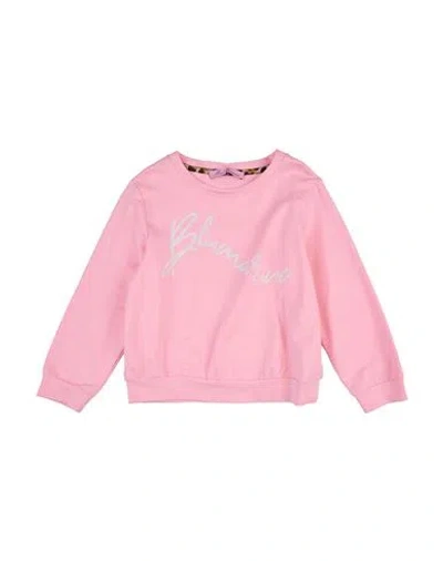 Miss Blumarine Babies'  Toddler Girl Sweatshirt Pink Size 3 Cotton, Elastane