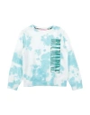 Miss Blumarine Babies'  Toddler Girl Sweatshirt Turquoise Size 6 Cotton In Blue