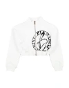 Miss Blumarine Toddler Girl Sweatshirt White Size 6 Cotton, Elastane In White