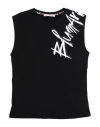 Miss Blumarine Toddler Girl T-shirt Black Size 4 Cotton In Black