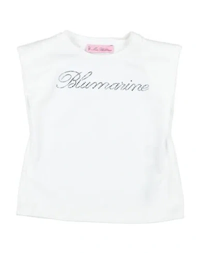 Miss Blumarine Babies'  Toddler Girl T-shirt Off White Size 4 Cotton, Elastane