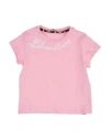 Miss Blumarine Toddler Girl T-shirt Pink Size 3 Cotton, Elastane In Pink