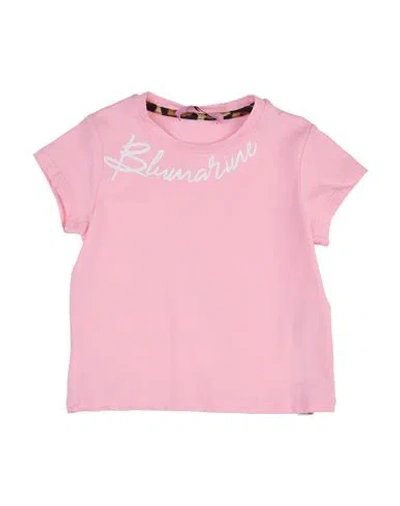 Miss Blumarine Babies'  Toddler Girl T-shirt Pink Size 3 Cotton, Elastane