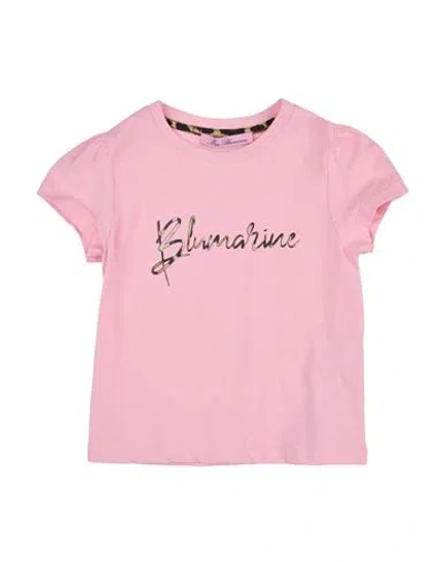 Miss Blumarine Babies'  Toddler Girl T-shirt Pink Size 3 Cotton, Elastane