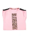 Miss Blumarine Babies'  Toddler Girl T-shirt Pink Size 6 Cotton, Elastane