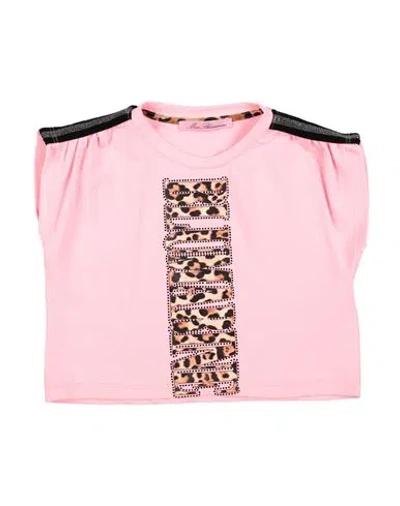 Miss Blumarine Babies'  Toddler Girl T-shirt Pink Size 6 Cotton, Elastane