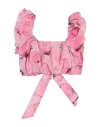 Miss Blumarine Babies'  Toddler Girl Top Fuchsia Size 4 Cotton In Pink