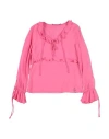 Miss Blumarine Toddler Girl Top Pink Size 6 Viscose In Pink