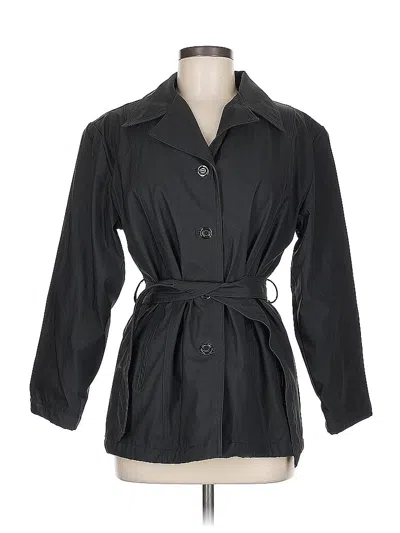 Pre-owned Miss California Trenchcoat In Black