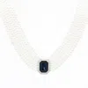 Miss Cecilia Blue Victoria Pearl Ladies Choker