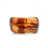 Miss Cecilia Women's Brown Amber Drift Bangle In Brown