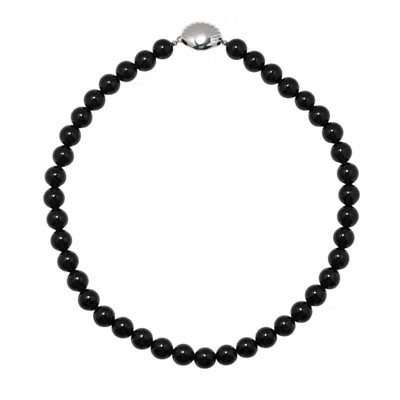 Miss Cecilia Women's Clio Bead Necklace Black