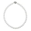Miss Cecilia Women's Clio Bead Necklace White In White