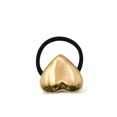 Miss Cecilia Women's Gold Amour Hair Tie