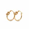 Miss Cecilia Women's Gold Ashley Knot Hoops