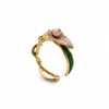 Miss Cecilia Women's Gold Calla Lily Ring In Gold