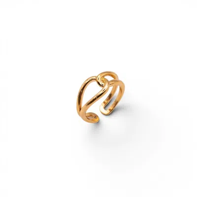 Miss Cecilia Women's Gold Classic Knot Ring