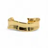 Miss Cecilia Women's Gold Curve Cuff Bangle