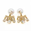 Miss Cecilia Women's Gold Elizabeth Pearl Earrings In Gold