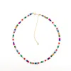 Miss Cecilia Women's Gold Grazia Natural Stone Necklace In Gold