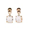Miss Cecilia Women's Gold Rosa Earrings