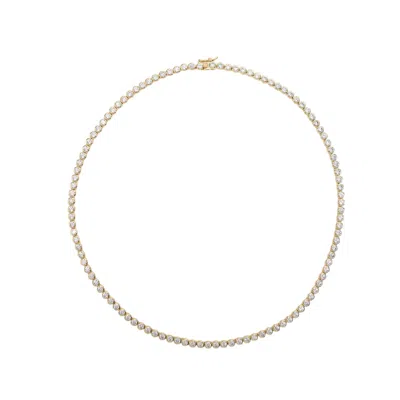Miss Cecilia Women's Gold / Silver Bubble Tennis Necklace In Multi