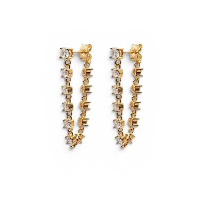 Miss Cecilia Women's Gold The Eloise Hoops