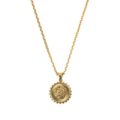 Miss Cecilia Women's Gold The Rose Necklace