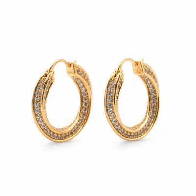 Miss Cecilia Women's Gold Twilight Hoops