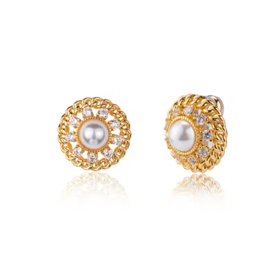 Miss Cecilia Women's Gold Valentina Vintage Style Earrings