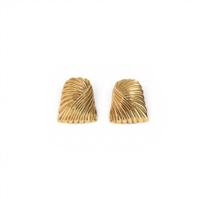 Miss Cecilia Women's Gold Whisper Earrings