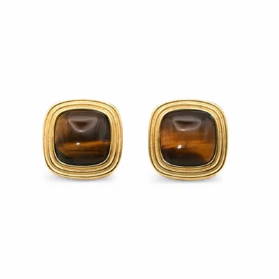 Miss Cecilia Women's Golden Horizon Ear Studs