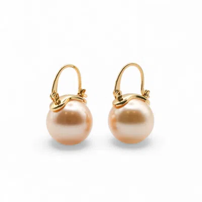 Miss Cecilia Women's Rose Gold The Pearl Drop Earrings