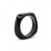 Miss Cecilia Women's Sculpted Square Bangle Black In Black